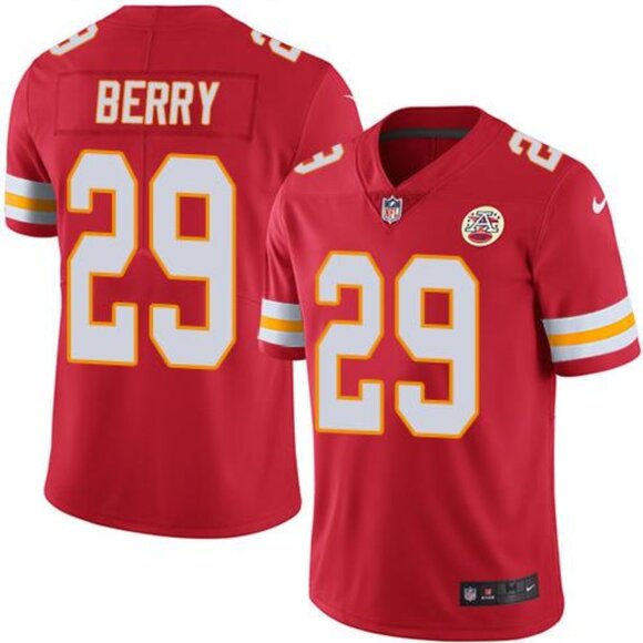 Mens Youths Kids Womens Eric Berry Red Stitched Vapor Jersey